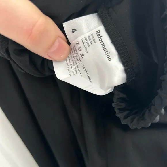 Reformation Cropped Silk Pants - Picture 6 of 6